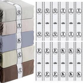 Ztohpyo 715748515043 12 Pieces Bed Sheet Organizer Bands Keepers Closet Mix 12pcs Pack