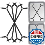 Siaomo Bed Sheet Clip Straps - 2 Way Adjustable Crisscross Corner Holder. Fixed Price $25.93.