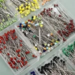 Sewing Pins 100PCS Glass Head 38MM Dressmaking Quilting Pearl Box. Fixed Price $6.90.