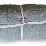 West Elm European Flax Linen Box Stitch Quilt Slate Melange Gray Nwot King. Fixed Price $169.99.