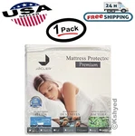 J Cler Premium Waterproof Mattress Protector & Hypoallergenic Cotton -queen Size. Fixed Price $44.99.