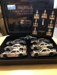 7 Time Winston Cup Champion Dale Earnhardt Car Platinum 1/64 Set W/case Qvc. Fixed Price $75.00.