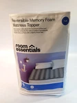 Reversible Memory Foam 1.5" Mattress Topper - Room Essentials Full. Fixed Price $26.06.