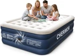 Queen Air Mattress With Built In Pump, 18" Elevated Height, 48HR Leak-tested, Ho. Fixed Price $185.99.