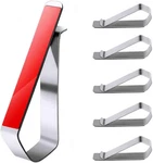 6-PACK Premium Stainless Steel Clips With 3M Adhesive Diy Car Sun Visor Mounti. Fixed Price $14.49.