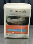 Sealy Posturepedic Maximum Protection Zippered Mattress Protector, White, Twin. Fixed Price $31.00.