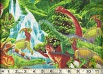Timeless Treasures Nature Dinosaurs Valley 100% Cotton Quilt Fabric Bty. Fixed Price $16.99.