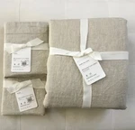 Pottery Barn Belgian Flax Linen Duvet King/cal & Two Euro Shams Nwt. Fixed Price $269.00.