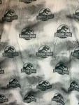 Jurassic Park Queen Sheet Set 4PC Licensed Universal Minimalist Logo Bedding Rar. Fixed Price $149.47.