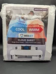 New Bedjet Cloud Sheet Single Zone Queen Pure Cotton White Heating Cooling. Fixed Price $99.99.