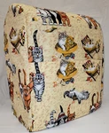 Beach Cats Cover Compatible With Sunbeam Heritage Series 4.6QT Mixmaster. Fixed Price $29.00.