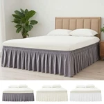Drop Skirt Pleated Dust Ruffle Hotel Queen/king Quality Bedding. Fixed Price $17.45.