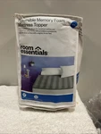 Room Essentialls King Reversible Memory Foam Mattress Topper Gray. Fixed Price $22.95.