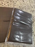 Calvin Klein Pleated Bond Roseberry Wild Rue Two Euro Shams Brown. Brand New!. Fixed Price $155.00.