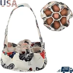 Durable Egg Gathering Basket W/ 7 Pockets Canvas Apron Farmhouse Design New. Fixed Price $9.53.