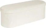 Living Storage Bench, 43.3-INCH Foldable Bedroom White. Fixed Price $51.99.