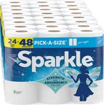 Sparkle Pick-a-size Paper Towels, 24 Double Rolls (2,640 Sheets Total) Strong. Fixed Price $39.08.