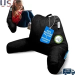 Deluxe Reading Pillow W/ Adjustable Firmness Arm Pockets Bed Wedge Support New. Fixed Price $45.58.