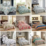 3 Piece Embossed Quilted Bedspread Set Reversible Coverlet Throw Queen King. Fixed Price $42.39.