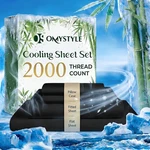 4-PIECE Premium Bamboo Blend Bed Set Deep Pocket Breathable Soft. Fixed Price $24.99.