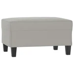 Footstool Fabric For Living Room Light Gray Microfiber Vidaxl. Fixed Price $90.99.