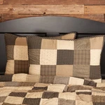 Primitive Standard Sham Black Patchwork Kettle Grove Bedroom Decor Vhc Brands. Fixed Price $35.95.