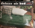 Texsport Twin Size Deluxe Air Bed 74"X39"X5". Fixed Price $37.50.