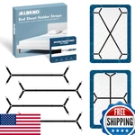Lbkno 4PCS Bed Sheet Straps Metal Clips Holders Adjustable Elastic. Fixed Price $13.75.