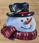 Jolly Snowman Indoor Decorative Mat By Collections Etc., New Bag. Fixed Price $19.99.
