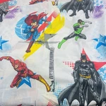 Dc Comics Justice League Batman Superman The Flash Twin Flat Sheet 2013. Fixed Price $16.00.
