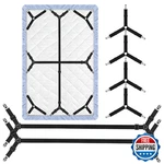 Wanheart Bed Sheet Straps Adjustable 6 Pack Triangle Corner Holders Elastic. Fixed Price $10.76.