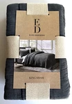 Ellen Degeneres Marmont King Sham Blue Quilted Cotton. Fixed Price $20.00.