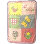 Baby Boom Rn 90347 Girl Soft Plush Butterfly Flower Heart Bee Blanket Vtg Htf. Fixed Price $45.60.