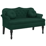 Velvet Upholstered Bench With Cushions For Living And Bedroom Vidaxl. Fixed Price $282.99.