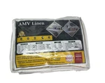 Amv Linen Duvet Cover Set 550 Thread Count Cream 90X110 Hypoallergenic King. Fixed Price $34.99.