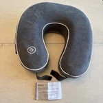 Homedics Memory Foam Massaging Neck Pillow -gray Tested. W/ Vibrating Massage. Fixed Price $15.95.