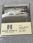 Pack Highline Bedding Habit Collection Reese Euro Sham 26IN X Gray New. Fixed Price $32.95.