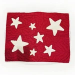 Pottery Barn Kids Standard Pillow Cover/sham Red/white Star Quilt Cotton 26X20. Fixed Price $25.00.