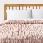Twin/twin Xl Ruched Comforter Pink Dorm - Room Essentials. Fixed Price $17.84.