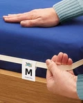 Rubber Hugger Bed Sheets Holder Band, Queen Size Mattress, For. Fixed Price $25.40.
