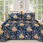 3-PIECE Botanical Bedspread Microfiber Lightweight Coverlet Quilt Set All-season. Fixed Price $35.99.