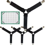 4PCS Bed Sheet Holder Straps Triangle Adjustable Elastic Fasteners With.... Fixed Price $10.47.