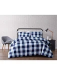 Truly Soft Everyday Buffalo Navy Twin / Txl Duvet Mini Set. Fixed Price $11.94.