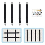 4PCS Adjustable Bed Sheet Straps Clips Elastic Mattress Fasteners Holder. Fixed Price $13.50.