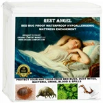 Mattress Encasement, Cover, Zippered Waterproof Bed Bug Proof, Quiet. Fixed Price $30.80.