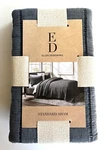 Ellen Degeneres Marmont Standard Sham Quilted Steel Blue 21" X 27". Fixed Price $30.00.