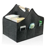 Baby Diaper Organizer,car Felt Caddy, Product Storage Basket, Black. Fixed Price $17.91.