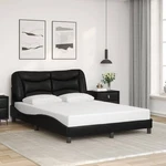 Bed Frame With Headboard Mattress Foundation Furniture Faux Leather Vidaxl. Fixed Price $260.99.