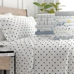 Breathable Ultra Soft 4PC Pattern/design Bed Sheets Set By Kaycie Gray Fashion. Fixed Price $60.99.