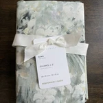 Pottery Barn Giverny Fleur Organic Percale Sham Set (2) King Multi. Fixed Price $110.00.